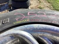 LT265/75R16 - (4) TOYO RADIAL TIRES W/ 5-BOLT RIMS
