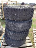 LT285/70R17 121/118Q - (4) GOODYEAR WRANGLER LIGHT TRUCK TIRES W/ 8-BOLT RIMS