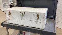 WOOD STORAGE CHEST