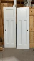 (2) 24&rdquo; WHITE DOORS