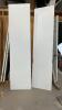 (2) PIECES OF 5/8&rdquo; PLYWOOD PAINTED WHITE