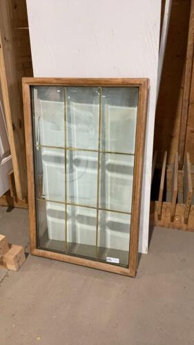 LEADED GLASS WINDOW - DOUBLE PANE