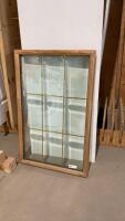 LEADED GLASS WINDOW - DOUBLE PANE