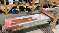(4) BOXES OF CANFLOOR SOLID WOOD FLOORING - 5/8&rdquo;THICK