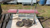 Weight Set and Bench