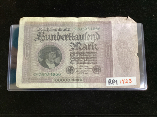 GERMAN 100,000 MARKS