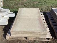 (8) CONCRETE SLABS 30" X 34"