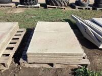 (8) CONCRETE SLABS 30" X 34"