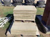 (16) CONCRETE SLABS 30" X 24"