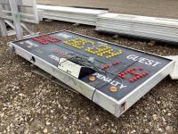 SCOREBOARD W/ ACCESSORIES