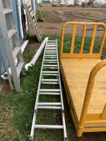 Aluminum extension ladder