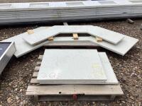 (2) PALLETS OF MABRLE? COUNTERS