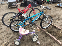 3 Bikes - Huffy,Nakamura, little trike