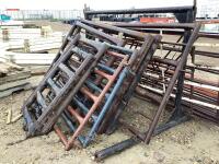 MIXED METAL FENCING 8PCS - 2FT TO 7FT