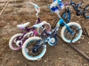 2 little girl bikes