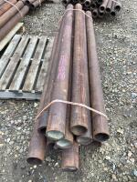 PALLET W/ (10) 8' PIPES