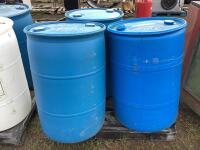 (3) PLASTIC BARRELS