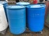 (3) PLASTIC BARRELS