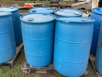 (4) PLASTIC BARRELS