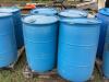 (4) PLASTIC BARRELS