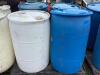 (4) PLASTIC BARRELS