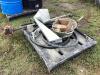 PALLET OF MISCELLANEOUS W/ HUSQVARNA STRING TRIMMER, BOLTS & FUEL PUMP - 2