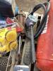 PALLET OF MISCELLANEOUS W/ (2) AIR COMPRESSORS, CHAINS, FIBERGLASS REPAIR KIT, BLACK & DECKER PLUNGE ROUTER - 10