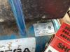 PALLET OF MISCELLANEOUS W/ (2) AIR COMPRESSORS, CHAINS, FIBERGLASS REPAIR KIT, BLACK & DECKER PLUNGE ROUTER - 15
