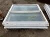 (3) GLASS WINDOWS - 47" X 47" - 3