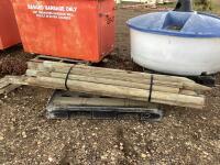 (12) FENCE POSTS