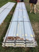 9-10PCS PALLET OF METAL SHEETS - 20' X 39"