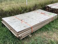 22-24PCS WOODEN FLAT BOARDS - 8' X 4'