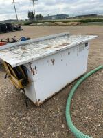 Lube tank with tabletop