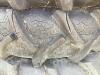 (4) PIVOT TIRES W/ 9-BOLT RUSTED RIMS - 3