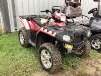 2009 POLARIS QUAD ALL WHEEL DRIVE SPORTSMAN 550-EFI