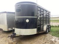16' BISON BLAZER TANDEM AXLE STOCK TRAILER