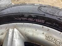 195/65R15 - (4) GOODYEAR TIRE W/ 5-BOLT RIMS