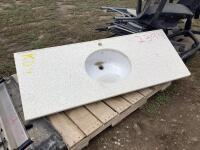 COMPOSITE SINK /COUNTER W/ FAUCET