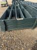 Bundle of 16 light duty 9.5' Livestock / bidding per panel - 3