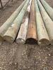 Six treated power poles/Bidding per pole - 2