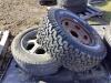 P275/55R20-20 & LT305/65R18 - (2) MIXED TIRES W/ RIMS - 5