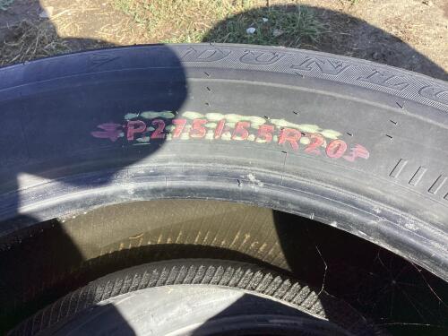 P275/55R20 - (2) DUNLOP SPORT TIRES