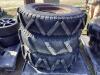 350 - (3) LOADSTAR TIRES W/ 9-BOLT RUSTED RIMS - 2
