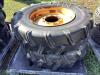 11R24.5 - (2) MICHELIN PIVOT TIRES W/ 9-BOLT RUSTED RIMS - 2