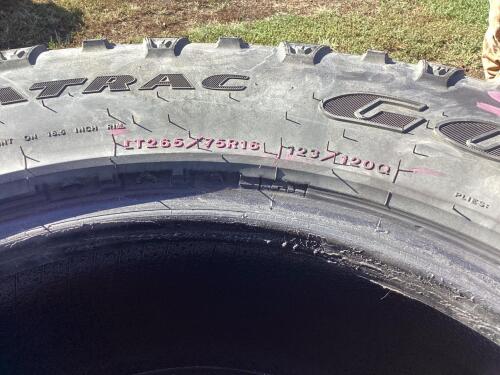 LT265/75R16 123/1200 - (4) WRANGER GOODYEAR LIGHT TRUCK TIRES