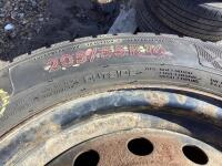205/55R16 - (4) NORDMAN TIRES W/ 5-BOLT RIMS