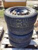 205/55R16 - (4) NORDMAN TIRES W/ 5-BOLT RIMS - 2