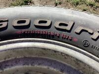 P275/60SR15 - (1) BFGOODRICH TIRE W/ (4) 5-BOLT 7" RIMS