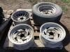 P275/60SR15 - (1) BFGOODRICH TIRE W/ (4) 5-BOLT 7" RIMS - 2