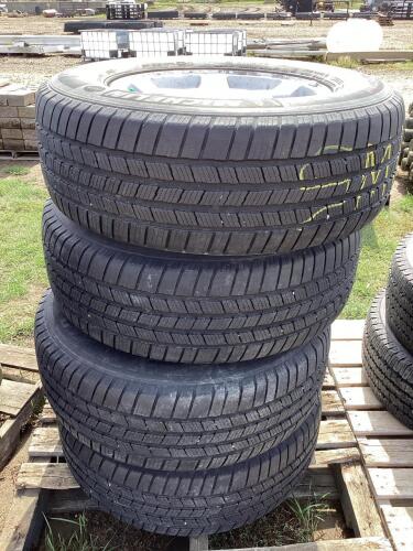 LT265/70R17 - (4) MICHELIN TIRES W/ 6-BOLT RIMS